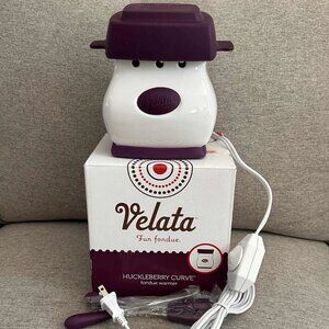 Velata Fun Fondue - Huckleberry Curve Fondue Warmer